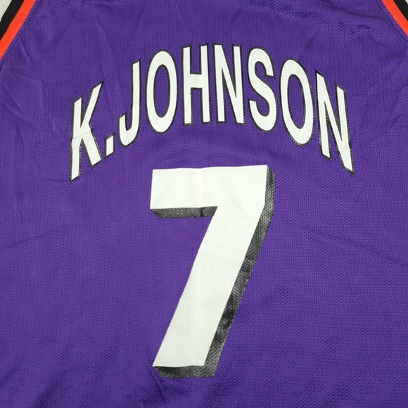 Vintage Phoenix Suns #7 Kevin Johnson Champion Basketball Jersey Mens 44 Large L - Picture 1 of 9